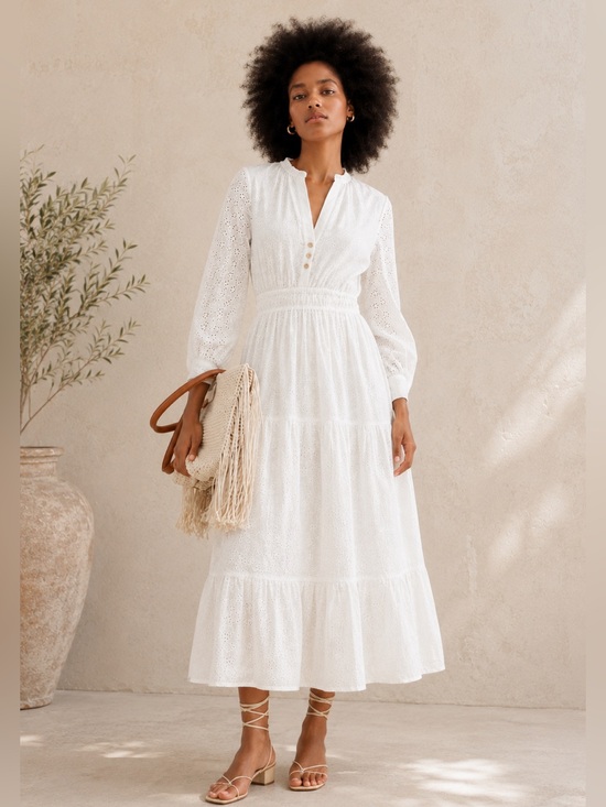 Zara Dresses & Skirts - ZARA embroidered White Lace Dress